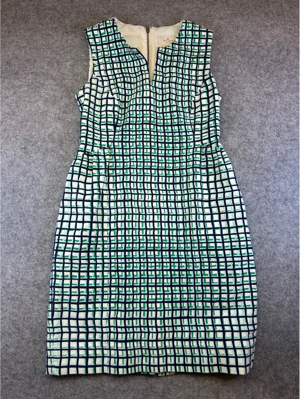 Kate Spade Women's Dress Size 2 Sleeveless Geometric Casual Formal Chic Cocktail